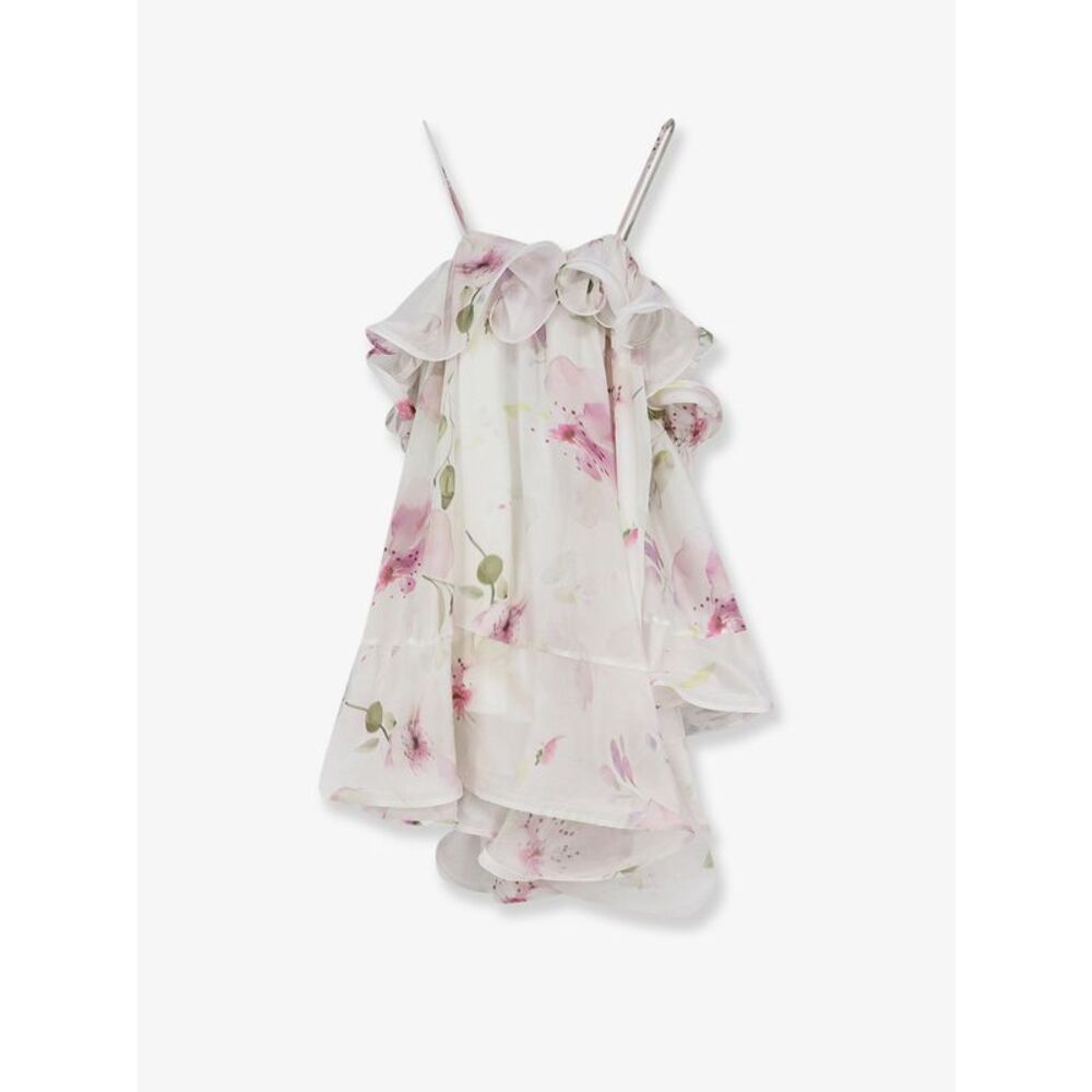 Actualee Women Satin Mini Dress With Flounces